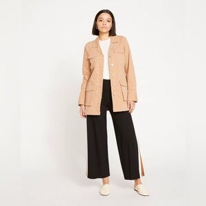 Universal Standard Classic Utility Jacket, Camel, Size XS (10-12)